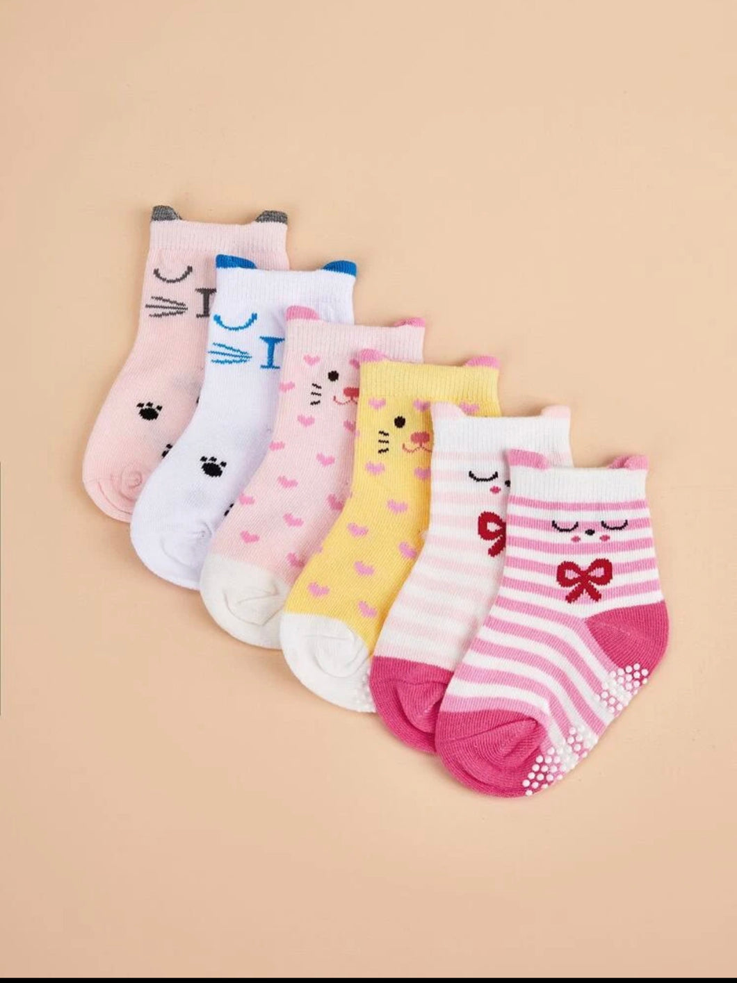 Baby Girl 6 pair of socks