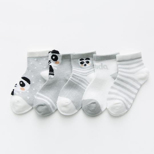5 Pack Panda Bear Socks